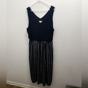 LOFT Outlet Blouson Midi Dress